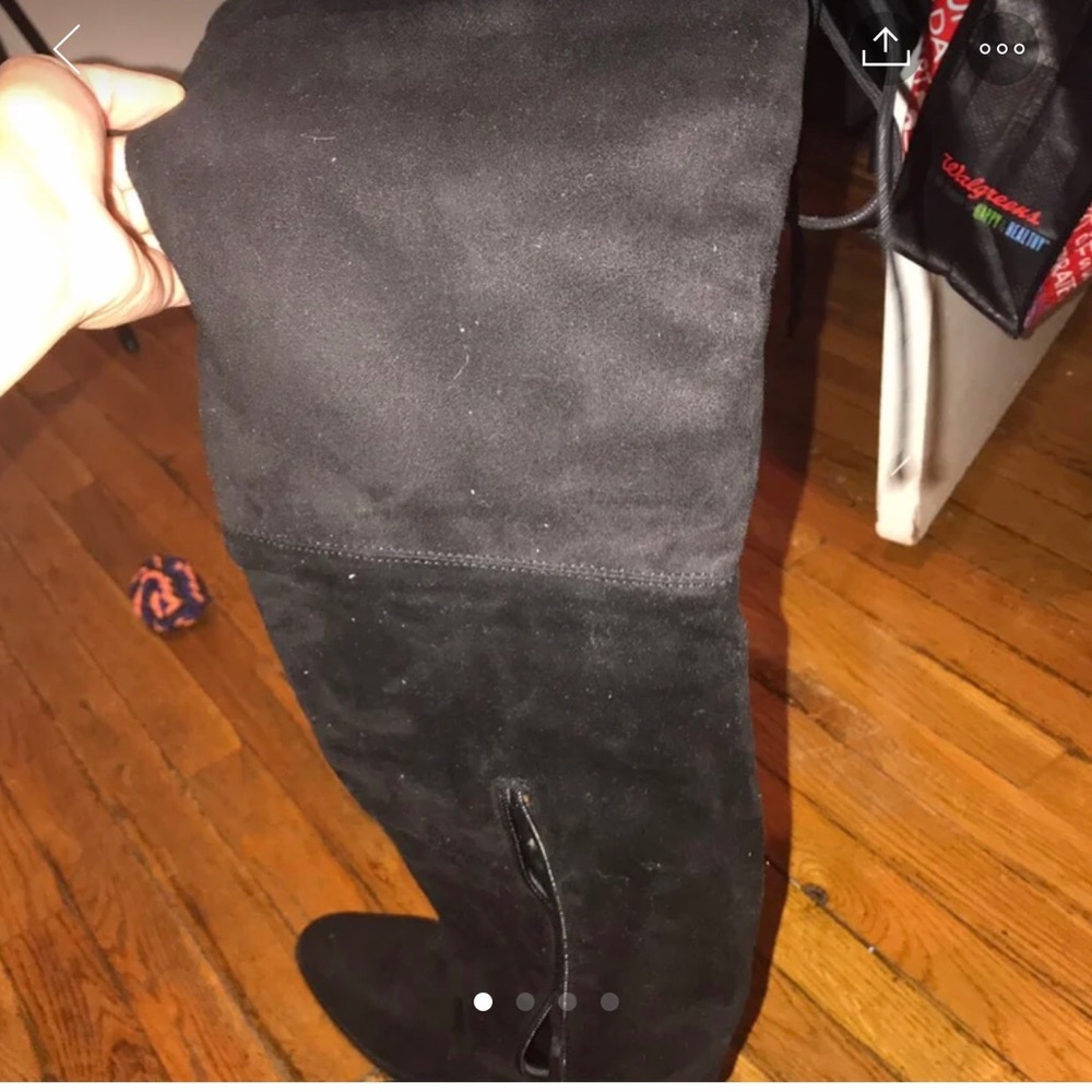 Woman’s thigh high boot